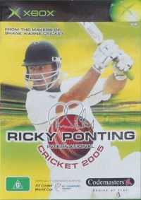 Ricky Ponting International Cricket 2005 Box Art