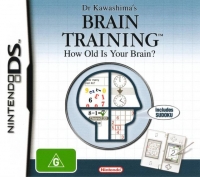 Dr Kawashima's Brain Training: How Old Is Your Brain? (NTR-ANDP-AUS) Box Art