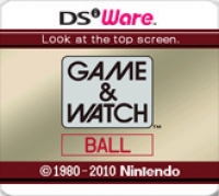 Game & Watch: Ball Box Art