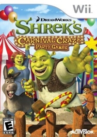 DreamWorks Shrek's Carnival Craze: Party Games (RVL-RRQE-USA) Box Art