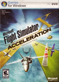 Microsoft Flight Simulator X: Acceleration Expansion Pack Box Art