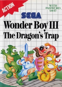 Wonder Boy III: The Dragon's Trap (6 languages) Box Art