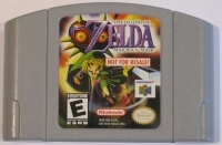 Legend of Zelda, The: Majora's Mask (Not for Resale, gray vart) Box Art