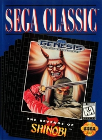 Revenge of Shinobi, The - Sega Classic (ESRB) Box Art