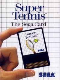 Super Tennis (Sega Card / 4007M) Box Art
