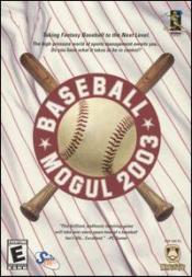 Baseball Mogul 2003 Box Art