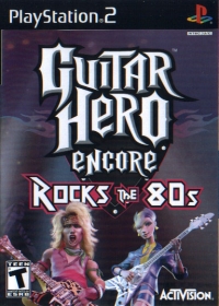 Guitar Hero Encore: Rocks the 80s (SLUS-21586) Box Art