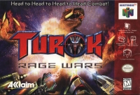 Turok: Rage Wars (gray cartridge) Box Art