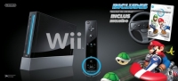 Nintendo Wii - Mario Kart Wii (black) Box Art
