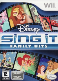 Disney Sing It Family Hits Box Art