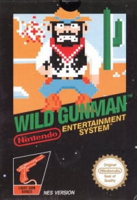 Wild Gunman (NES Version) Box Art