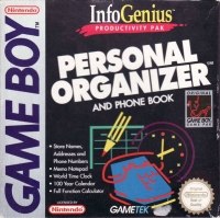 InfoGenius: Personal Organizer and Phone Book Box Art