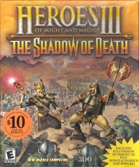 Heroes of Might and Magic III: The Shadow of Death Box Art