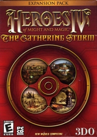 Heroes of Might and Magic IV: The Gathering Storm Box Art