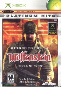 Return to Castle Wolfenstein: Tides of War - Platinum Hits Box Art