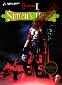 Castlevania II: Simon's Redaction Box Art