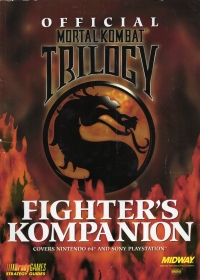 Official Mortal Kombat Trilogy Fighter's Kompanion Box Art