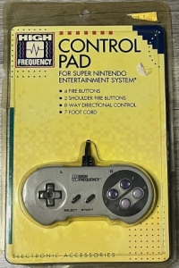 High Frequency Control Pad for Super Nintendo Box Art