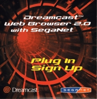 Dreamcast Web Browser 2.0 with SegaNet Box Art