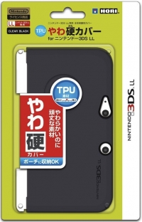 Hori TPU Hard Cover for Nintendo 3DS LL - Clear Black [JP] Box Art