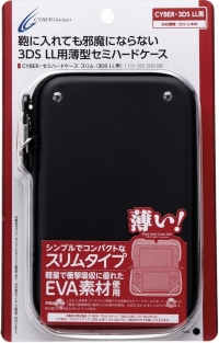CYBER · Semi Hard Case Slim for 3DS LL - Black [JP] Box Art