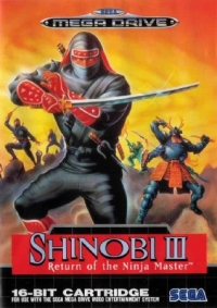 Shinobi III: Return of the Ninja Master Box Art