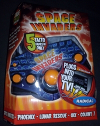 Radica Space Invaders Plug N' Play Box Art