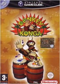 Donkey Konga Box Art