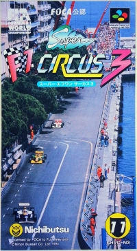 Super F1 Circus 3 Box Art