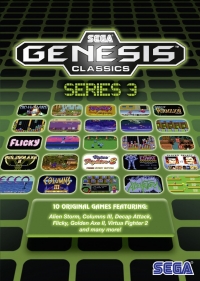 SEGA Genesis Classics Series 3 Box Art