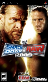 WWE Smackdown Vs. Raw 2009: Featuring ECW Box Art
