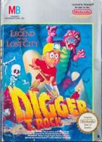 Digger T. Rock The Legend Of The Lost City Box Art