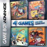 4 Games on One Game Pak: Rocket Power: Zero Gravity Zone / Nicktoons: Freeze Frame Frenzy / SpongeBob SquarePants: Super Box Art