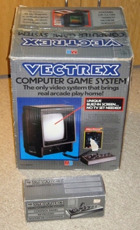 Milton Bradley Vectrex Computer Game System Box Art