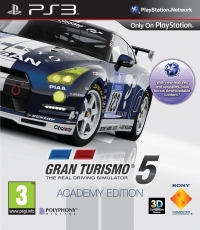 Gran Turismo 5 - Academy Edition Box Art