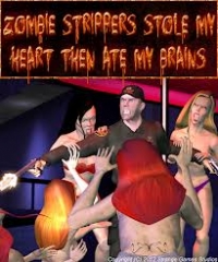 Zombie Strippers Stole My Heart Then Ate My Brains Box Art