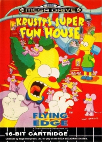 Krusty's Super Fun House Box Art