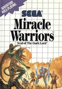 Miracle Warriors: Seal of the Dark Lord (Sega®) Box Art
