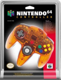 Nintendo 64 Controller - Fire Orange Box Art