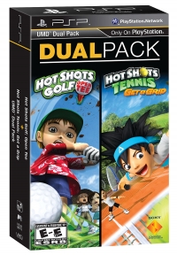 Dual Pack: Hot Shots Golf: Open Tee and Hot Shots Tennis: Get a Grip Box Art