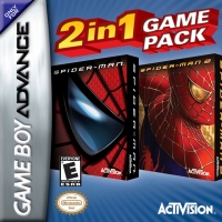 2 in 1 Game Pack: Spider-Man / Spider-Man 2 Box Art