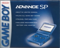 Nintendo Game Boy Advance SP (Cobalt Blue) [EU] Box Art