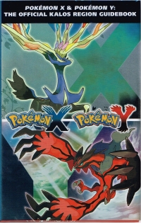 Pokémon X & Pokémon Y: The Official Kalos Region Guidebook (Hardcover) Box Art
