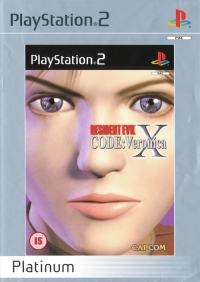 Resident Evil Code: Veronica X - Platinum Box Art