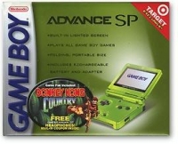 Nintendo Game Boy Advance SP - Lime Green Box Art