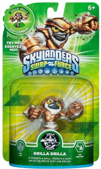 Skylanders Swap Force - Grilla Drilla Box Art