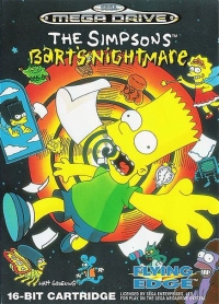 Simpsons, The: Bart's Nightmare Box Art