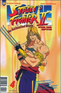 Street Fighter II: The Animated Movie #4 Box Art