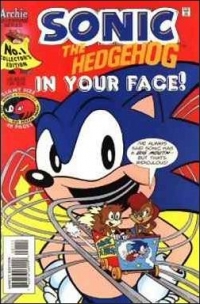 Sonic the Hedgehog In Your Face #1 Box Art