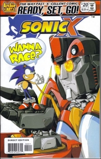 Sonic X #20 Box Art